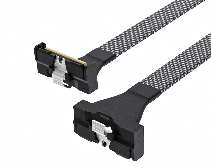 MCIO 8X Right angle TO MCIO 8X Right angle Cable