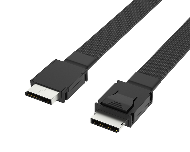 OCulink SFF-8611 4i to SFF-8611 4i Straight To Straight